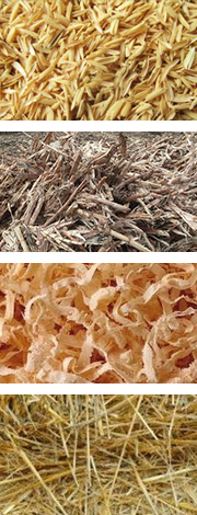 農(nóng)作物原料如麥桿、稻桿、玉米秸稈、稻殼、花生殼和其它農(nóng)作物